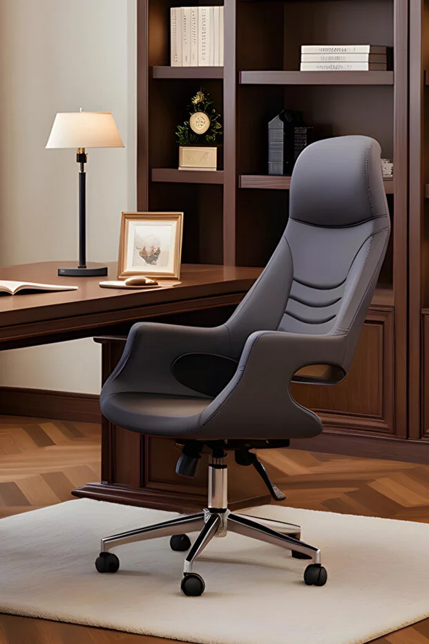 Wagner Müdür Ve Yönetici Koltuğu (Siyah Deri)